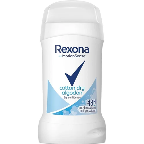 مام رول استیک زنانه رکسونا آبی ضد تعریق REXONA cotton dry algodon