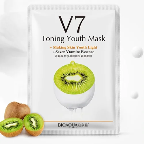 ماسک ورقه ای کیوی بیوآکوا V7 هفت ویتامین - BIOAQUA