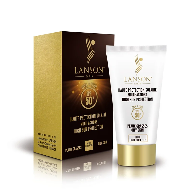 کرم ضد آفتاب لانسون +spf50 حجم ۴۰ میل - LANSON